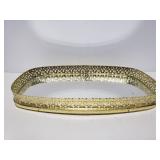Mirrored vanity tray