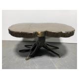 Rustic tree coffee table
