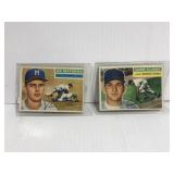 Ed Mathews & Harmon Killebrew baseball cards