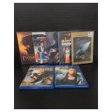 Movies on DVD and Blu-ray