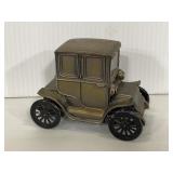 Baker Electric metal coin bank car
