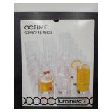 Unopened sealed Octime Luminarc glass set