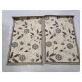 Two matching rugs
