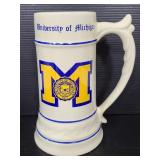 University of michigan beer stein