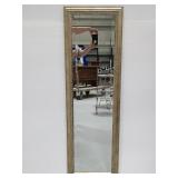 Ornate framed long mirror