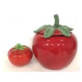 The Pantry Parade tomato cookie jar & candy dish