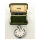 Vintage Compass stopwatch with Swank case