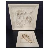 Wall art 3D plaques