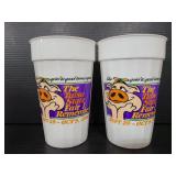 The Tulsa State fair 1988 plastic cups
