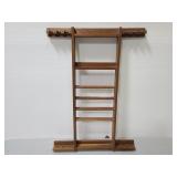 Wood billards accessories rack