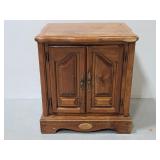 Small wood cabinet with drawers inside