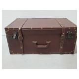 Vintage style suitcase storage box