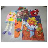 Large collection of assorted yard & garden flags