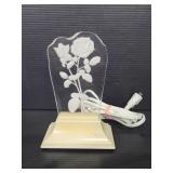 Rose silhouette bight light