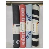 Four new exercise mats