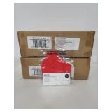 Two case of 24 red face masks #2
