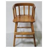 Vintage wood childs chair