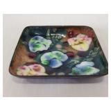 Small enameled trinket box