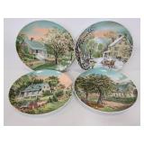 Currier & Ives seasons plates