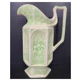 Vintage 1978 signed Dee religious pitcher