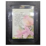 Musical acrylic frame w/ mom quote
