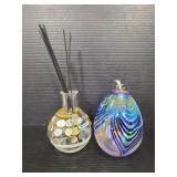 Yeo vintage glass diffuser bottles