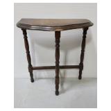 Vintage wood small entry table