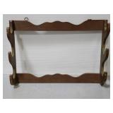 Vintage wood gun rack