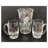 Australia Mohren Brewery Beer pitcher and mugs