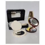 Estee Lauder perfume and mirror compacts