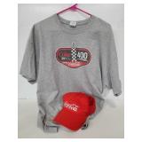 Vintage Daytona Coca-Cola t-shirt & hat