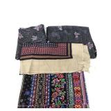 Assorted fabric remnants