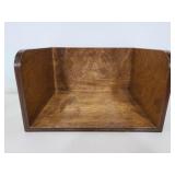 Wood box tray