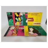 Eleven vintage 33rpm vinyl records