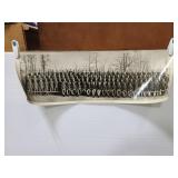 Unframed panoramic vintage military photo