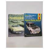 Two vintage auto repair & restoration guide
