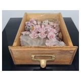 Vintage handmade porcelain flowers