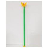 Art glass flower swizzle stick