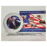 American Political trio w/ Obama plate
