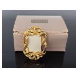 Gold tone Avon frame brooch