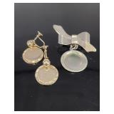 Vintage earring and brooch set