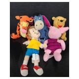 Winnie the Pooh & friends plush toys