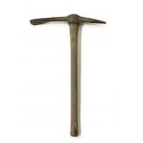 Vintage wood handled pick axe