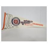 Vintage Detroit Tigers pennant flag