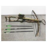 Barnett crossbow w/ three carbon arrows