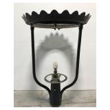 Antique large cast iron street light housing
