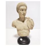 Heavy unknown man bust
