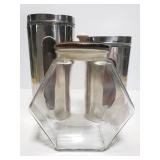 Kitchen canister trio