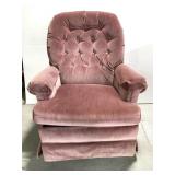 Best Chairs Inc mauve pink rocker recliner
