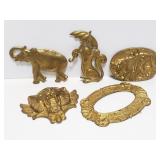 Cast metal emblems